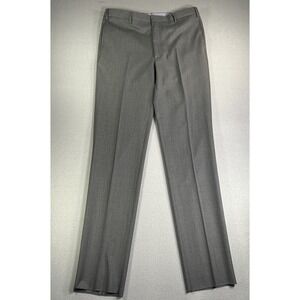 Mens Ben Silver Charleston Hand Tailored Wool Trouser Pants 36x36 Scabal Italy